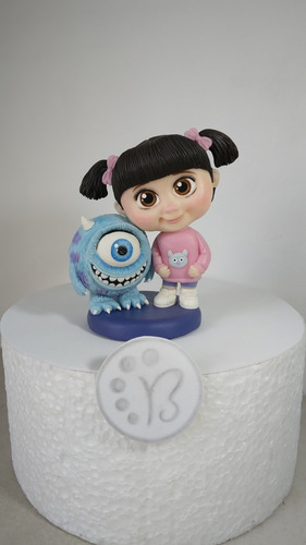 Monsters Inc, Mike Y Boo Adorno Artesanal