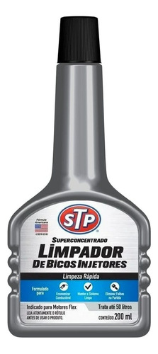 Aditivo Stp Limpador De Bicos Injetores 200 Ml Original Stp