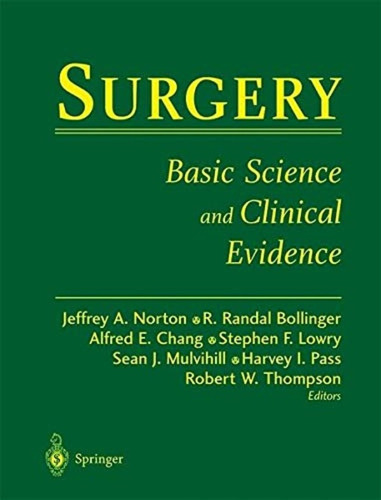 Surgery: Basic Science And Clinical Evidence (with Cd-rom)