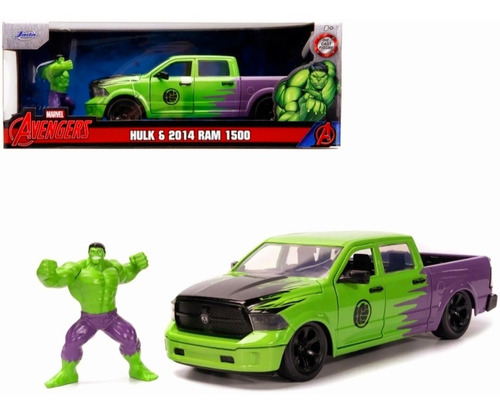 Hulk & 2014 Ram 1500 1:24 Jada Colección