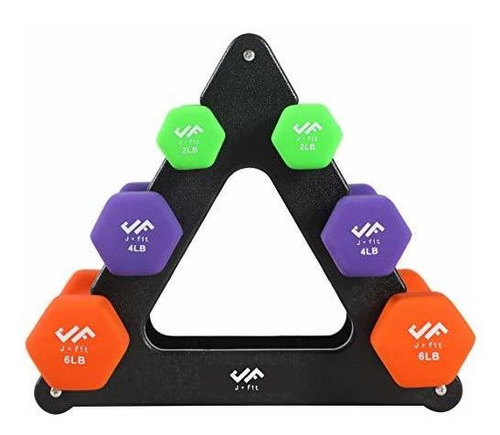 Jfit Dumbbell Hand Weight Pairs And Sets  10 Vinyl Dumbbell