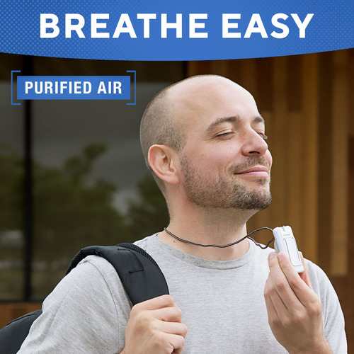 Purificador De Aire Personal Portátil Tecnología Electrostát Color