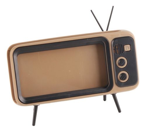 Bocina Vintage Retro Con Forma De Televisor, Estéreo Hd Par