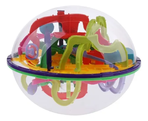 Cubo Laberinto 3D – Rompecabezas De Habilidad Con Bola, Para Niños Y Adultos, Desarrolla La Lógica Y La Coordinación