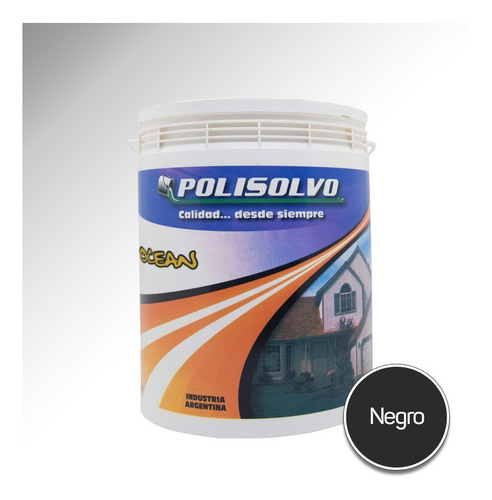 Latex Color 4 Lt Ocean Color Polisolvo Negro