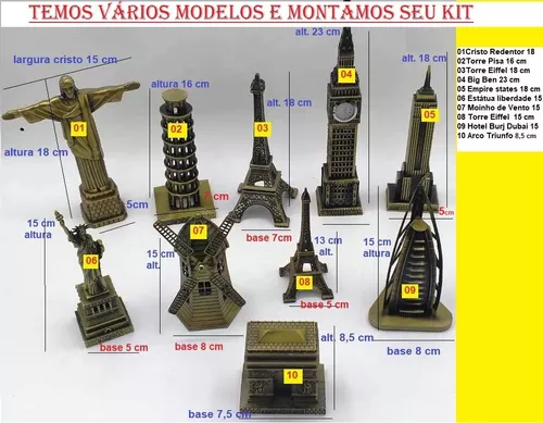 Moinho Vento Estatua Miniatura Ponto Turístico 2 Opções Cor - AFÁVEL -  Estatueta - Magazine Luiza