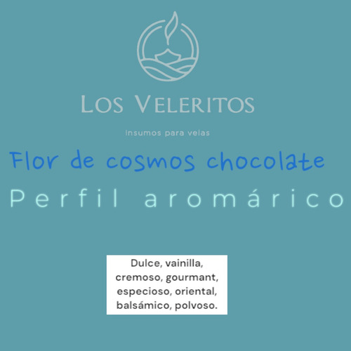 Fragancia Esencia Aromática Para Velas | 1 Litro Flor De Cosmos Chocolate