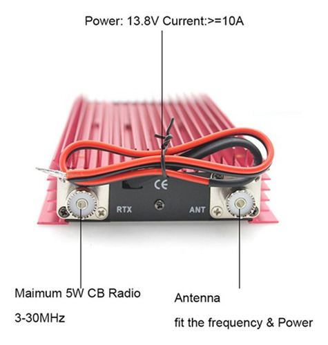 Amplificador De Potencia De Radio Cb Bj-300 Amplificador 3-3
