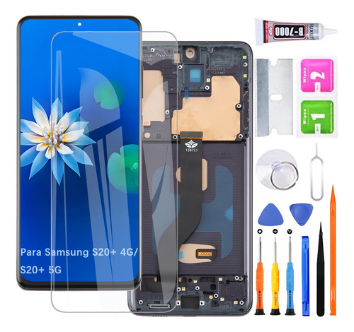Pantalla Para Samsung S20+ Plus G985F G986B Incell Con Marco