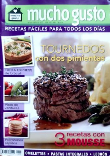 Mucho Gusto N°26 Agosto 2012 Tournedos Con Dos Pimientas #