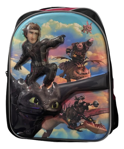 Mochila Cómo Entrenar A Tu Dragón Chimuelo Y Hipo Primaria