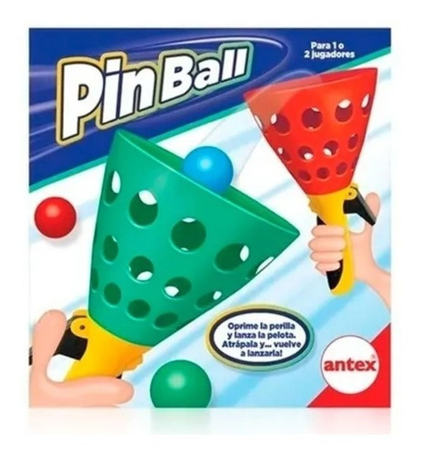 Pinball Juego Lanza Atrapa Las Pelotas Antex 1200 Lloretoys