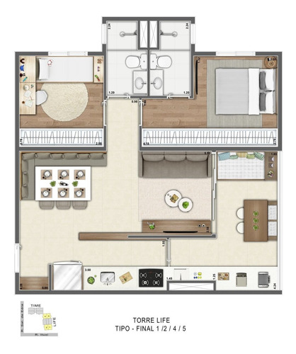 Imagem 21 de 24 de Apartamento À Venda No Bairro Planalto Paulista - São Paulo/sp - O-4144-11125