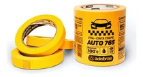 Comprar 06 Fita Crepe Adesiva Amarela Automotiva 18mm X 40m Auto 765