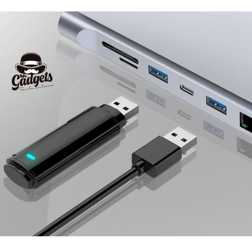 12 En 1 Usb Hub Adaptador 3.0 Tipo C Rj45 2x Hdmi Para Mac
