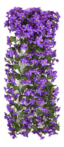 P Ornaments, Flores Colgantes De Pared, Color Violeta Artifi