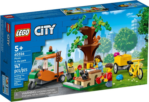 Kit De Construcción Lego City Pícnic En El Parque 60326 3+ Cantidad de piezas 147