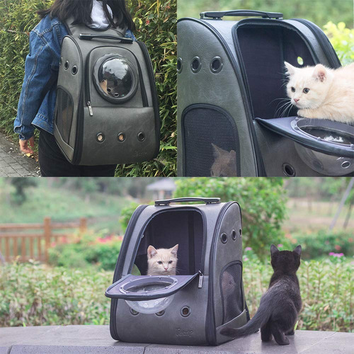 Petrip Mochila Para Perros Y Gatos, Mochila Para Gatos Gr