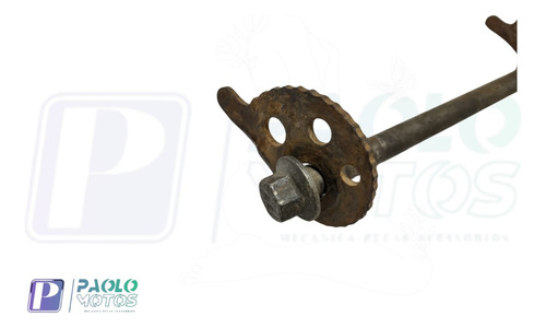 Eixo Da Roda Traseira Dt180 Dt180n Com Buchas E Regulagem