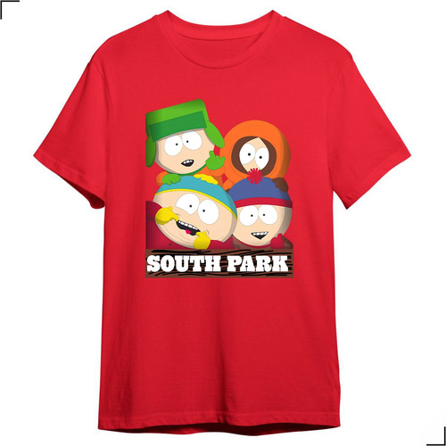 Camiseta Básica South Street Park Serie Personagens Desenho