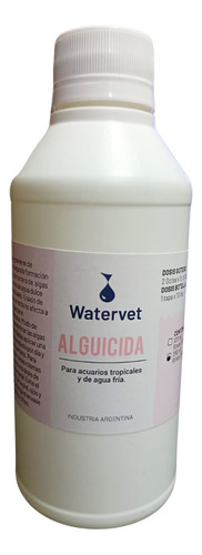 Alguicida Water Vet 250ml Rinde 2500lts Acuario Pecera 