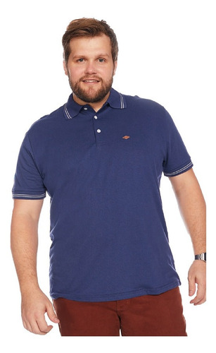 Camisa Pólo Plus Size Em Meia Malha Mmt 64242 - Tam G1 G2 G3