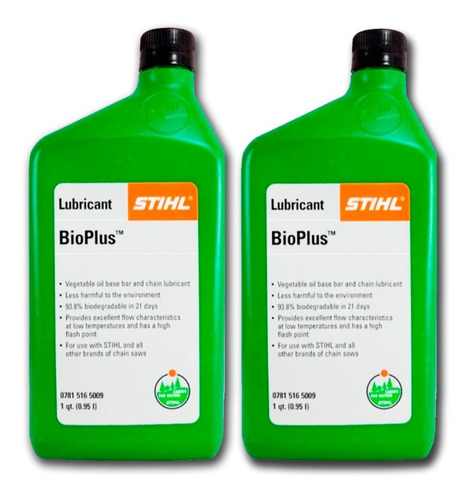 Aceite Biodegradable Stihl Barra Y Cadena Bio Plus(2 Piezas)