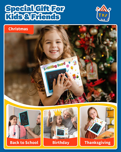 Tableta De Escritura Lcd Tekfun De 15 Pulgadas Para Niños C