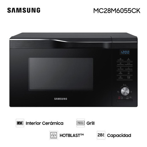 Microondas Samsung 28l Ceramica Fritos Sin Aceite Oferta Pcm