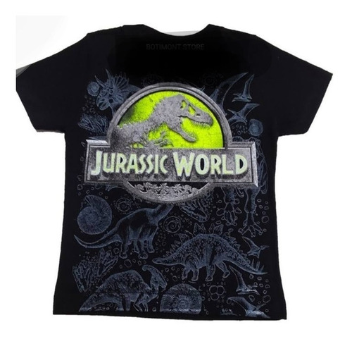 Camiseta Jurassic World Para Niños Camiseta Niños