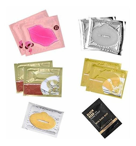 Ccbeauty 10-pack Colágeno Crystal Eye Mask Máscara Del Labio