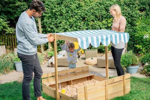 Arenero Infantil Caja Arena Juguete Patio Niños Jardin Impor