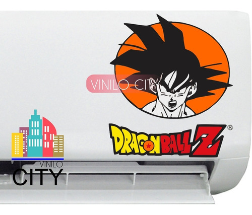 Vinil Decorativo Para Minisplit Goku Dragon Ball Dbz3