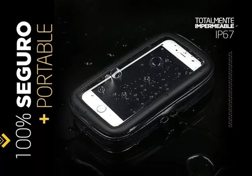 Soporte Teléfono Bicicleta Moto Gps Waterproof Grande