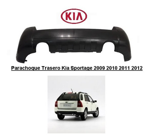 Parachoques Trasero Kia Sportage 2009 2010 2011 2012