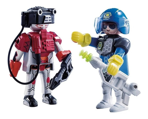 Playmobil 70080 Policia Y Ladron Espacial Bunny Toys