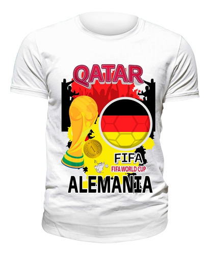 Playera Mundial Qatar 2022 Diseño 26 Alemania Futbol Beloma
