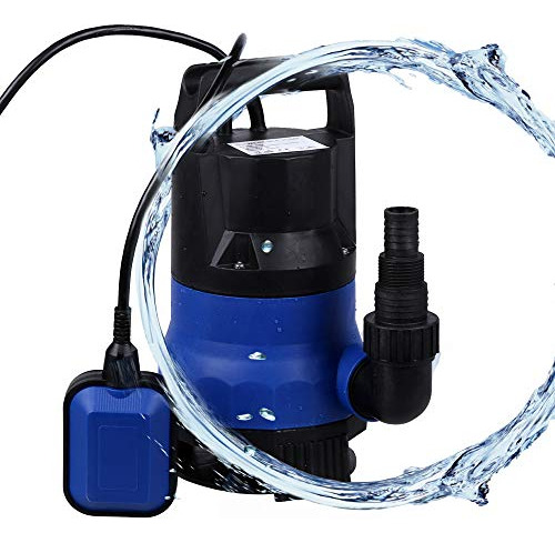 Bomba Sumidero 1 2hp Sumergible Agua Limpia 400w Para Azul