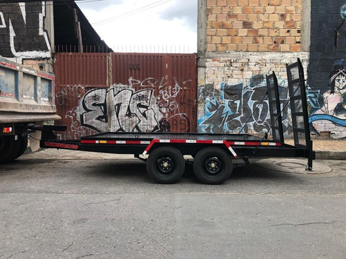 Trailer O Remolque Tipo Cama Baja Para Transporte De Maquina