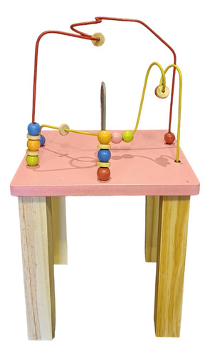 Mesa Didáctica Prono De 3 Vías De Madera Montessori