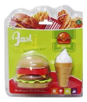 Comprar Set Combo Comida De Hamburguesa Encastre Con Cono Helado