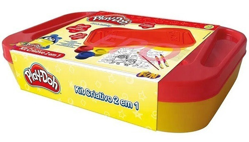 Play Doh Kit Criativo 2 Em 1 Fun F0007-8