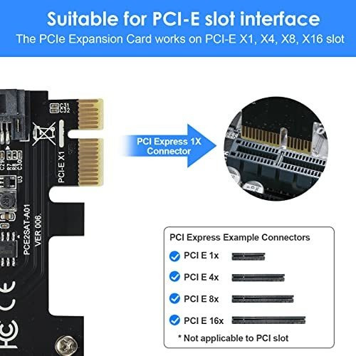 Pcie Sata Puerto Expansion Pci Gbps Para Windows Xp Ssd