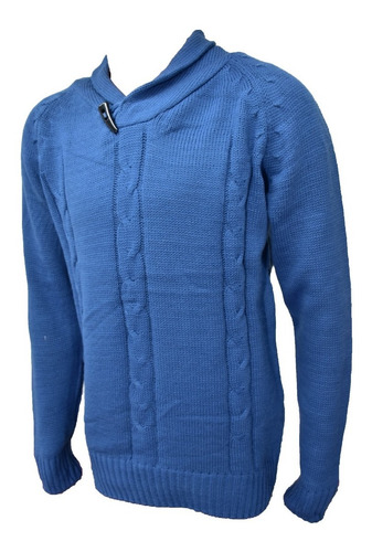 Imagen 7 de 10 de Sweater Cuello Smoking Hombre Pullover Lana Excelente