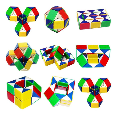 15 Cubo Mágico Rubik Puzzle Juego Didáctico Fidget Souvenir