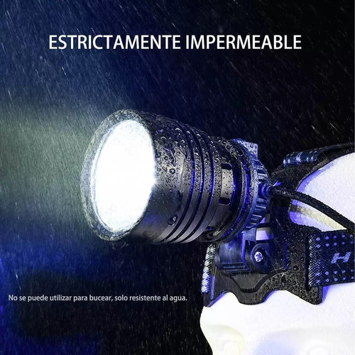 A Lámpara Hunting Miner Recargable Y Potente