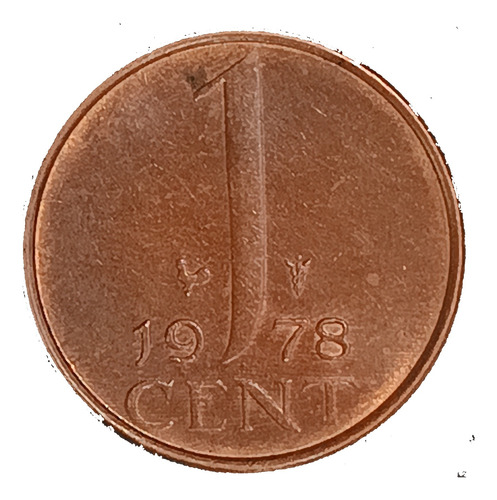 Holanda 1 Cent 1978 Excelente Km 180 Reina Juliana
