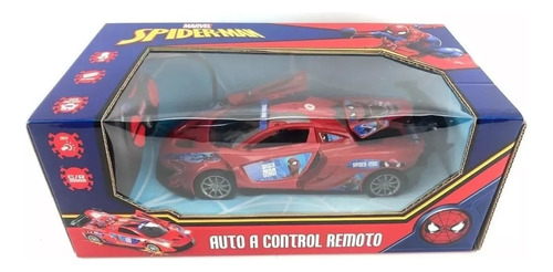 Auto A Control Remoto Spiderman Con Luz Sebigus Lanus