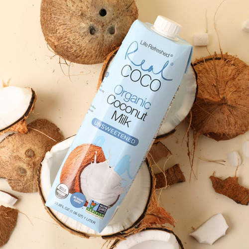 Bebida De Leche De Coco Original Orgánica Real Coco (paquete