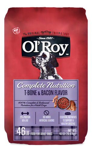 Ol' Roy Alimento Para Perro 20.86 Kg T-bone Y Tocino